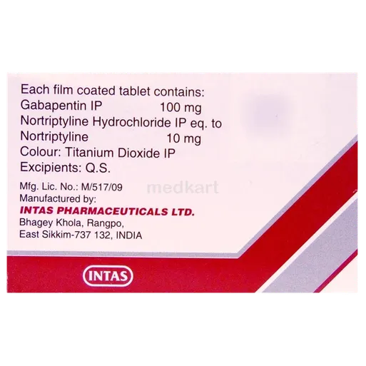 gabapin nt 100mg tablet 15's